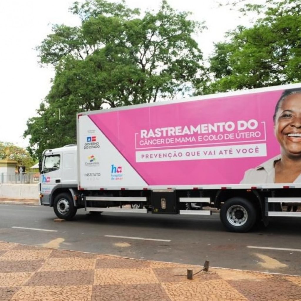 Carreta do Hospital do Amor oferta exames gratuitos para mulheres